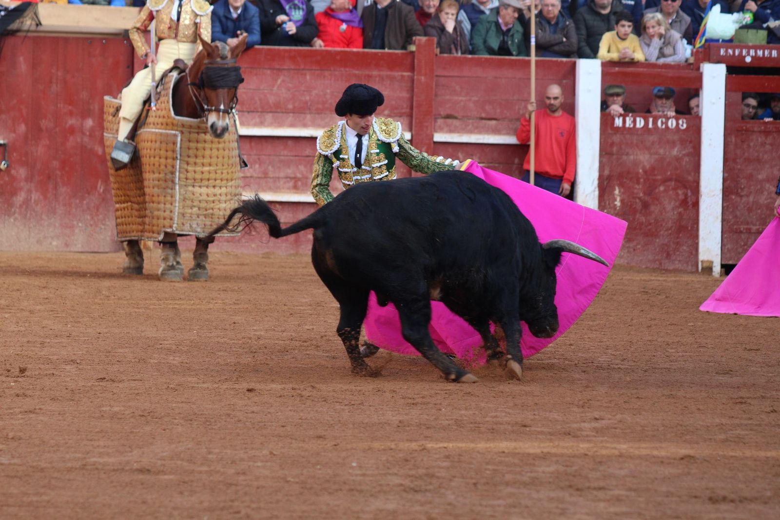Novillada con picadores,lunes de carnaval en Ciudad Rodrigo