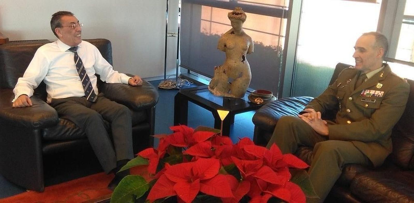 Despedida de Antonio Villalba como coronel jefe del Regimiento de Especialidades de Ingenieros 