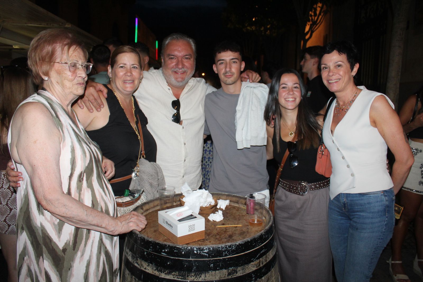 Ambiente en la Feria de Día en la tarde de este sábado