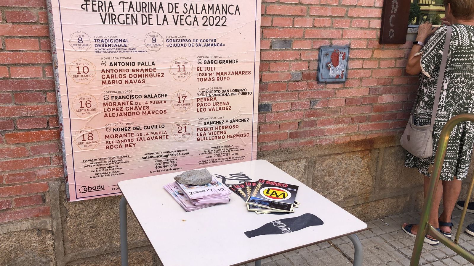 Disponibilidad de 'La Mariseca' en la plaza de toros. Foto S24H Disponibilidad de 'La Mariseca' en la plaza de toros. Foto S24H