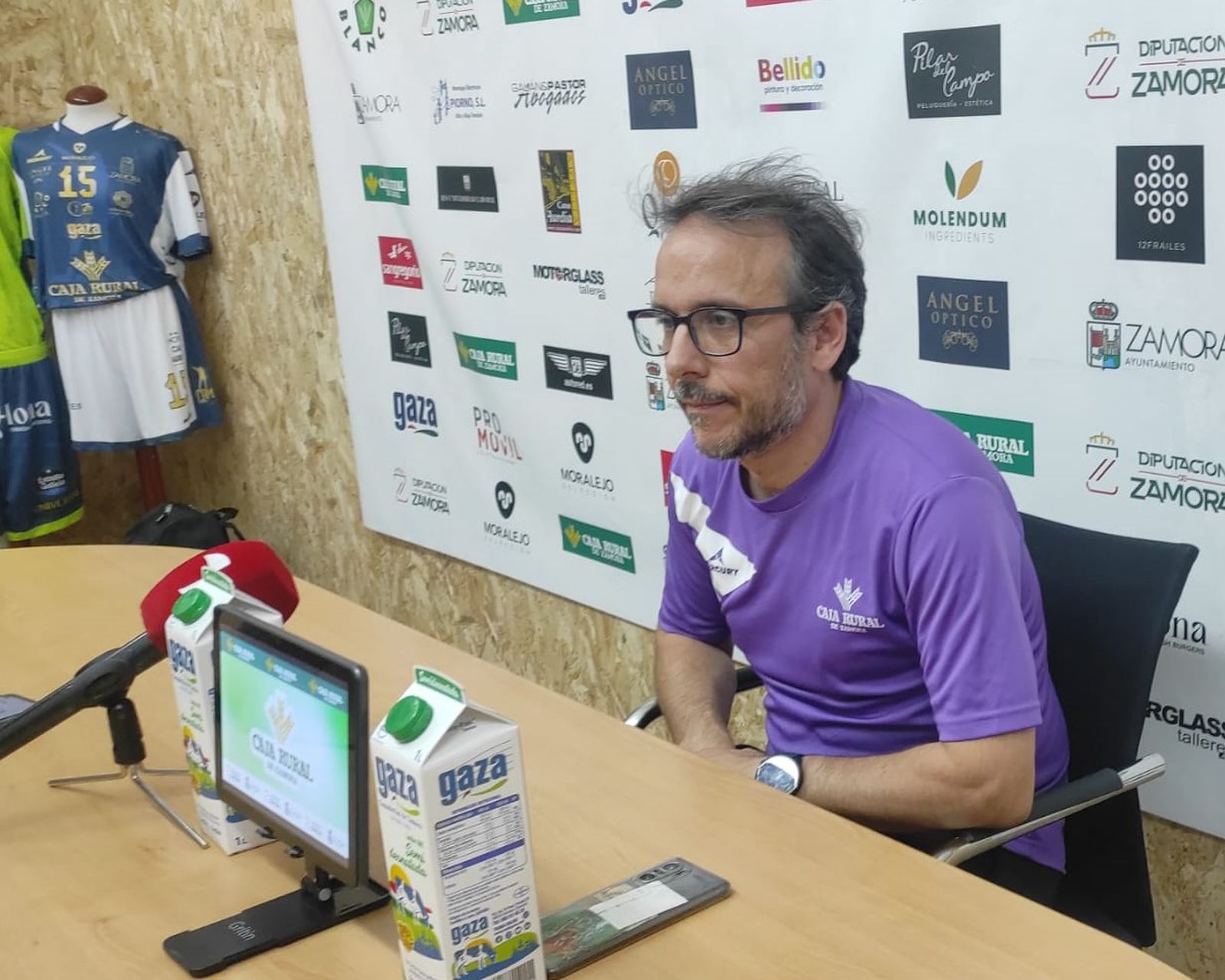 Félix Mojón en rueda de prensa