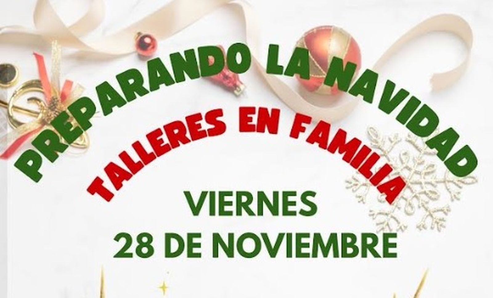 'Preparando la Navidad', taller en familia en Terradillos