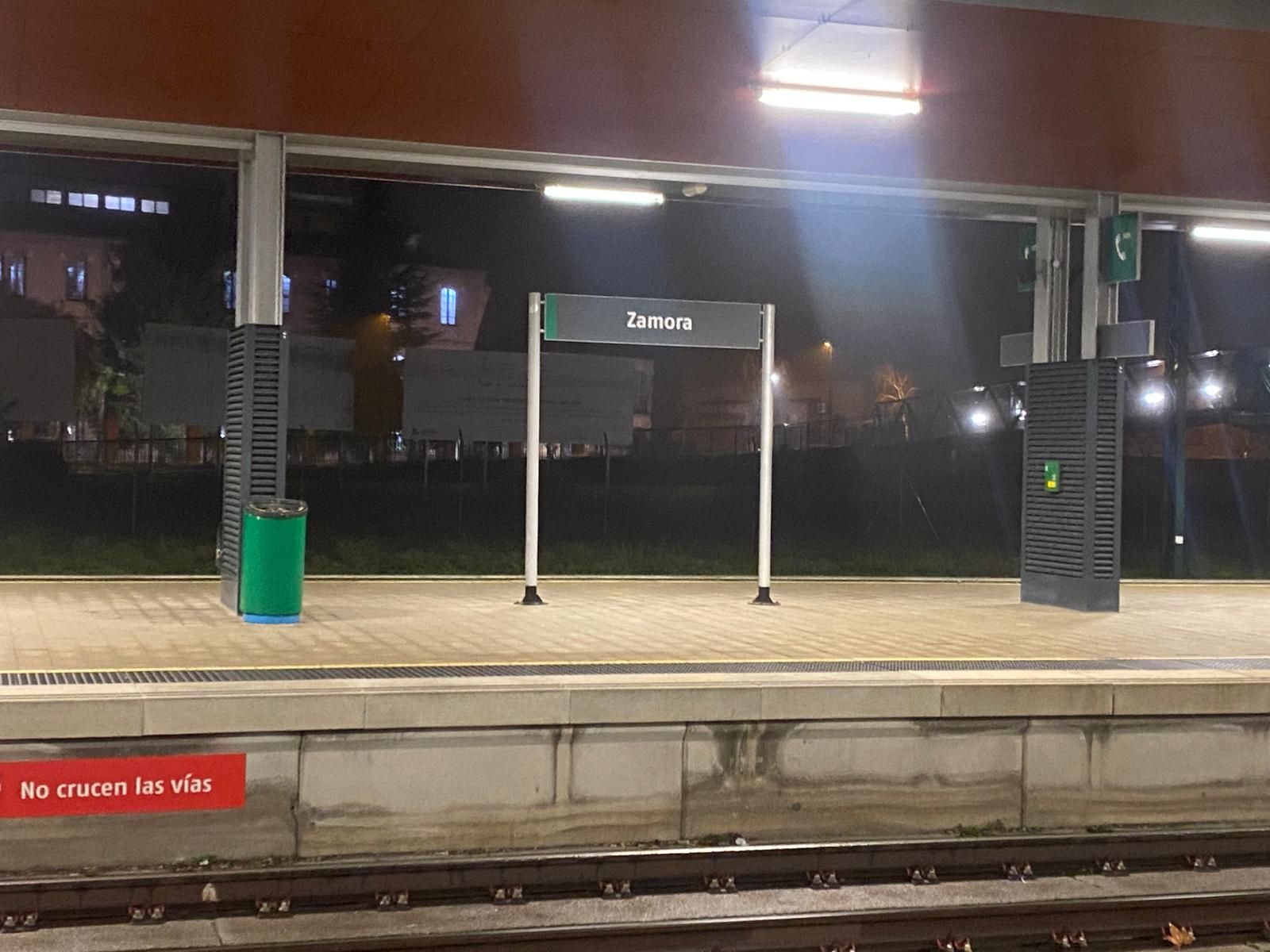 Imagen de la estación de tren de Zamora. Archivo.