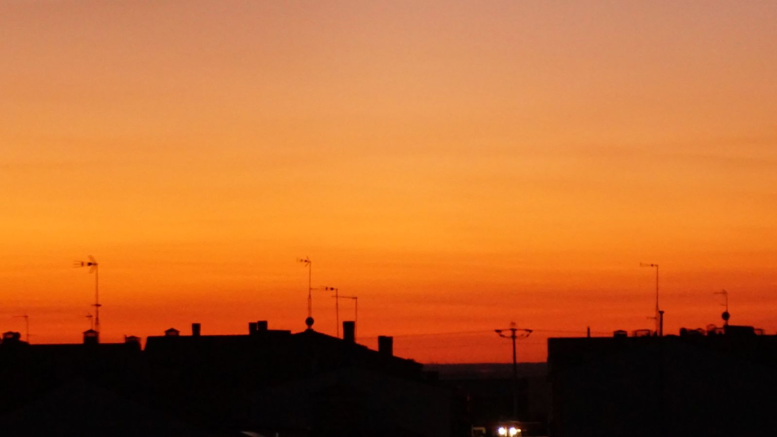 Un atardecer en el cielo de Salamanca