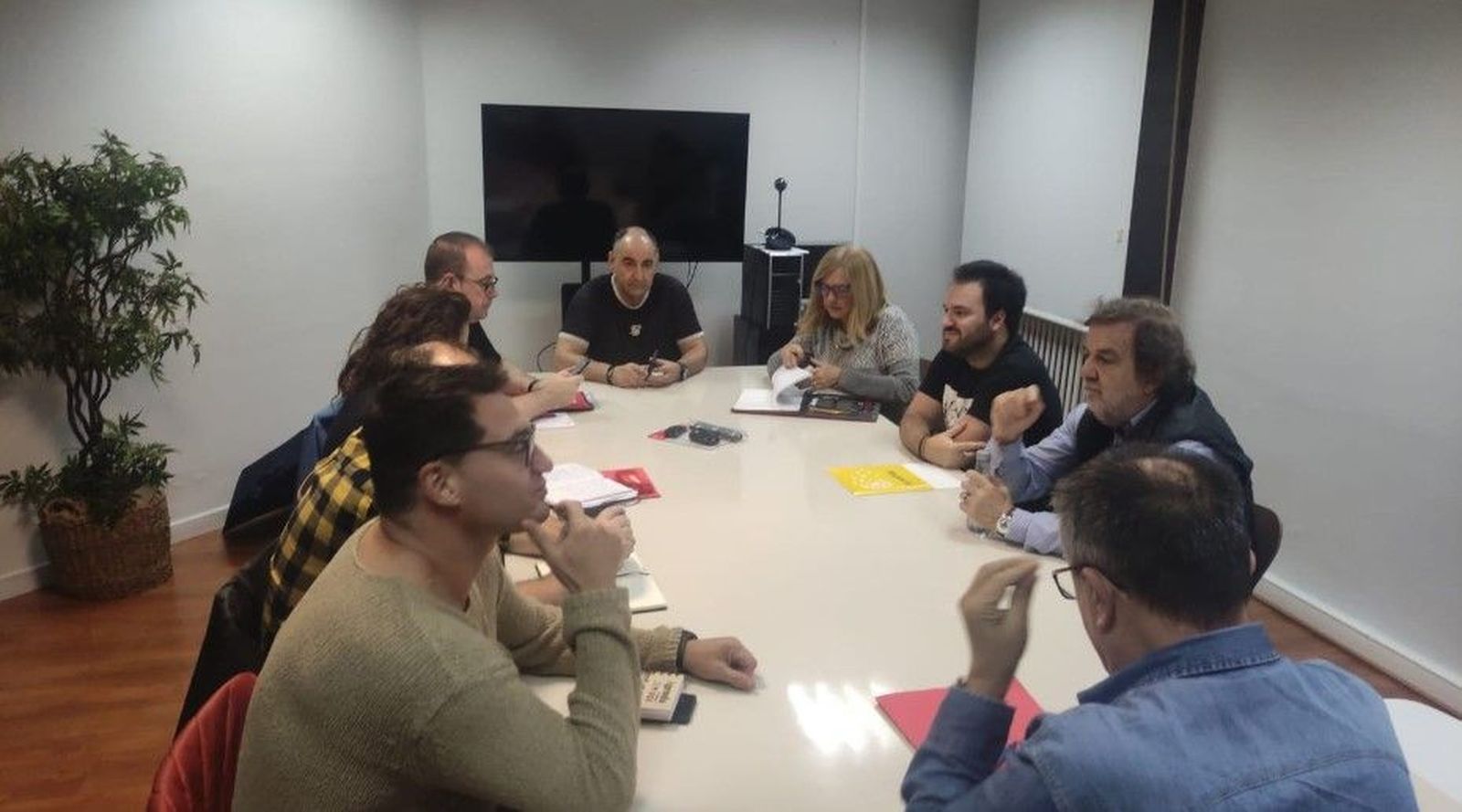 reunión alantre Sindicatos