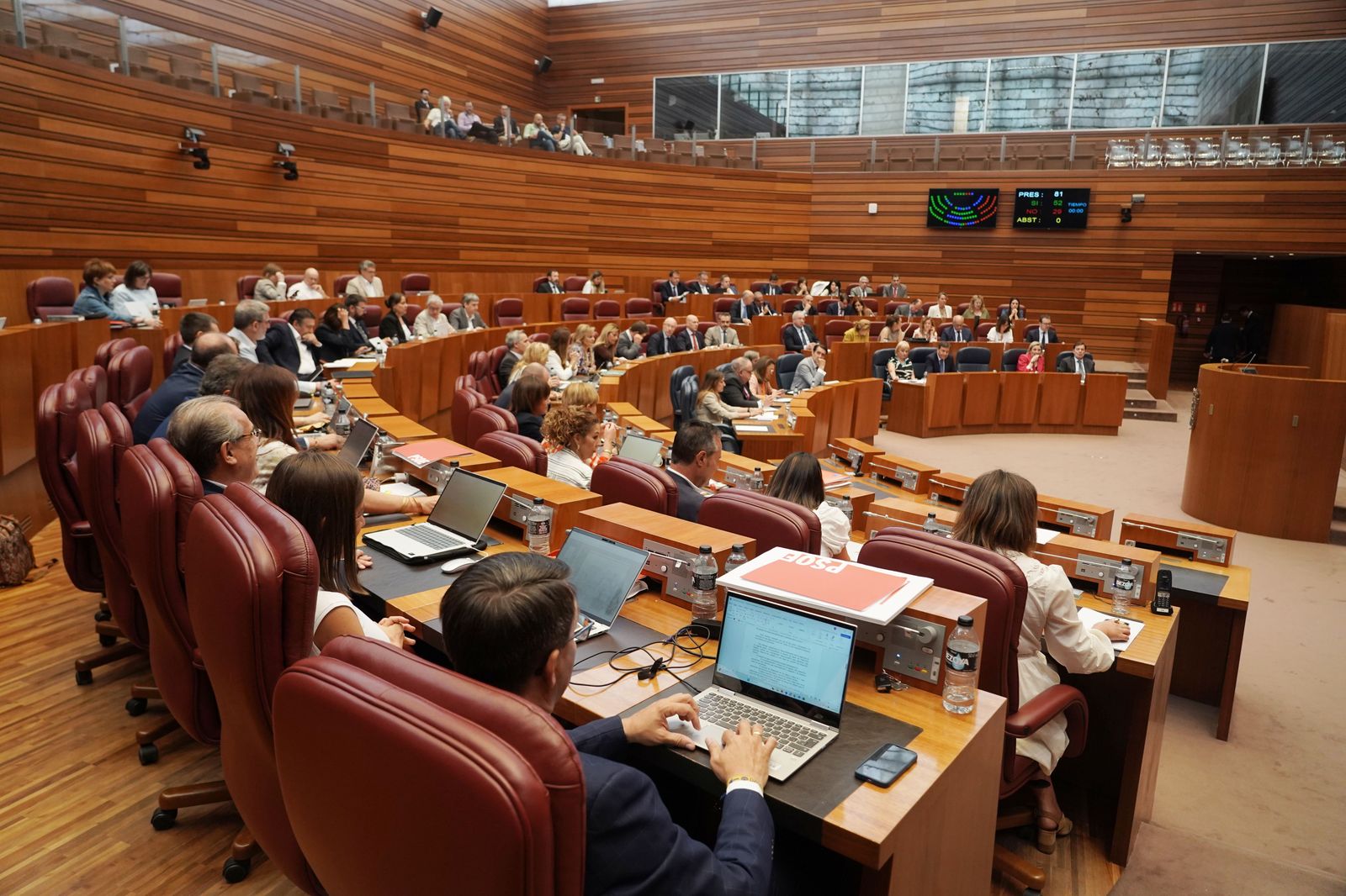 Pleno de las Cortes de Castilla y León