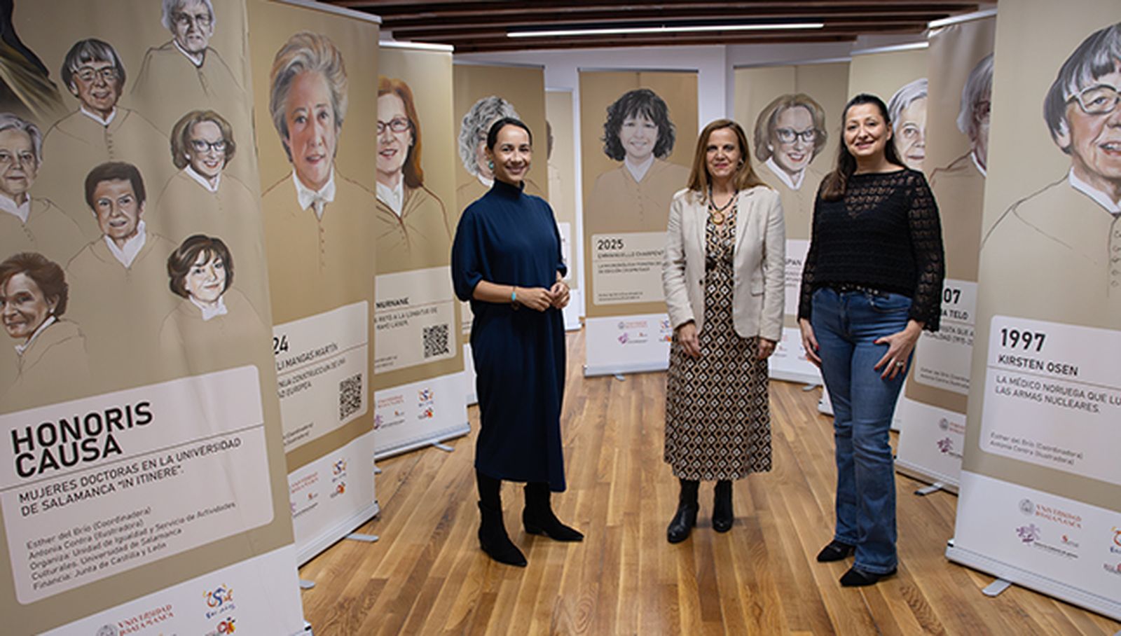 La Unidad de Igualdad de la Universidad de Salamanca organiza una exposición sobre las mujeres doctoras honoris causa