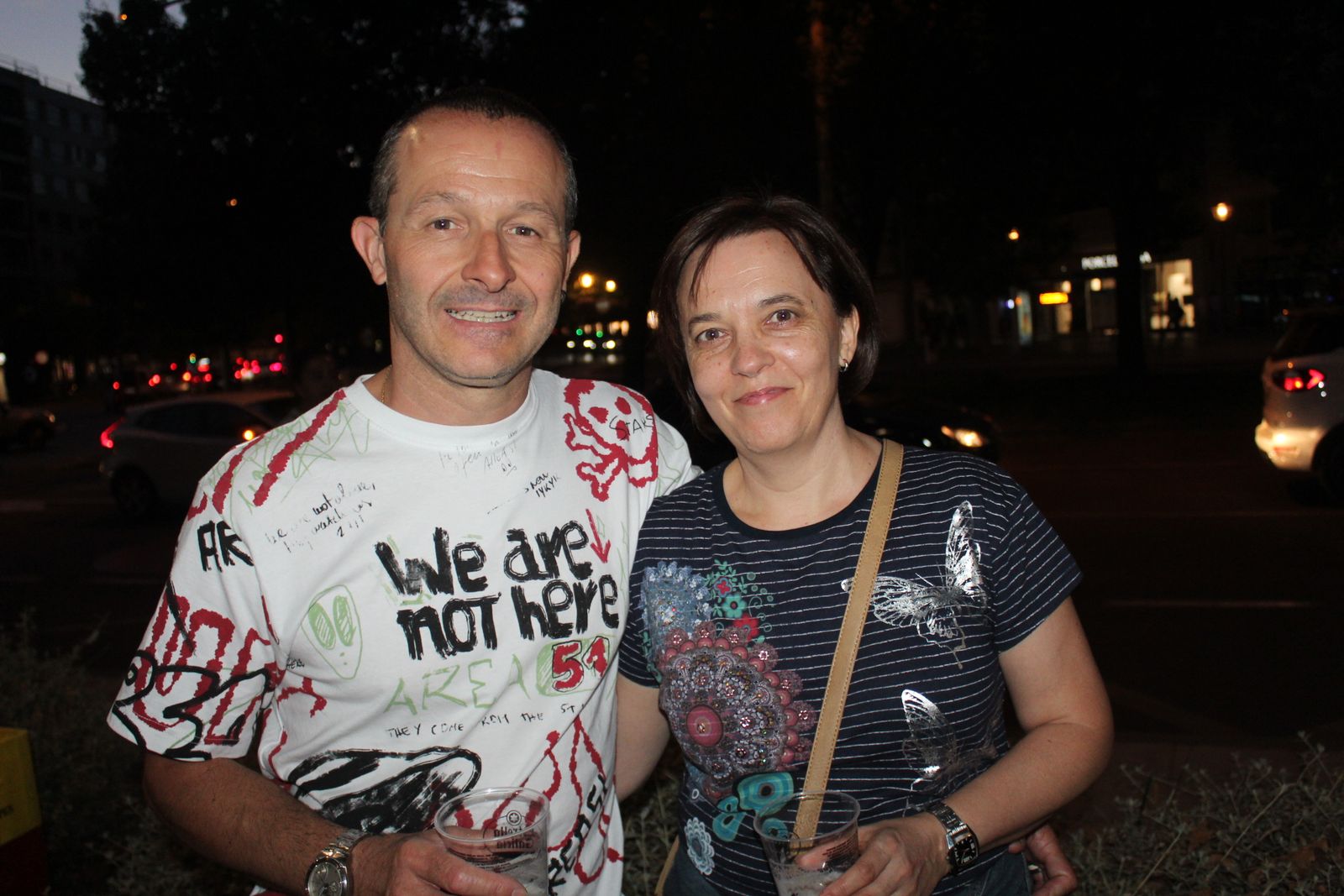 Ambiente en la Feria de Día en la tarde de este viernes