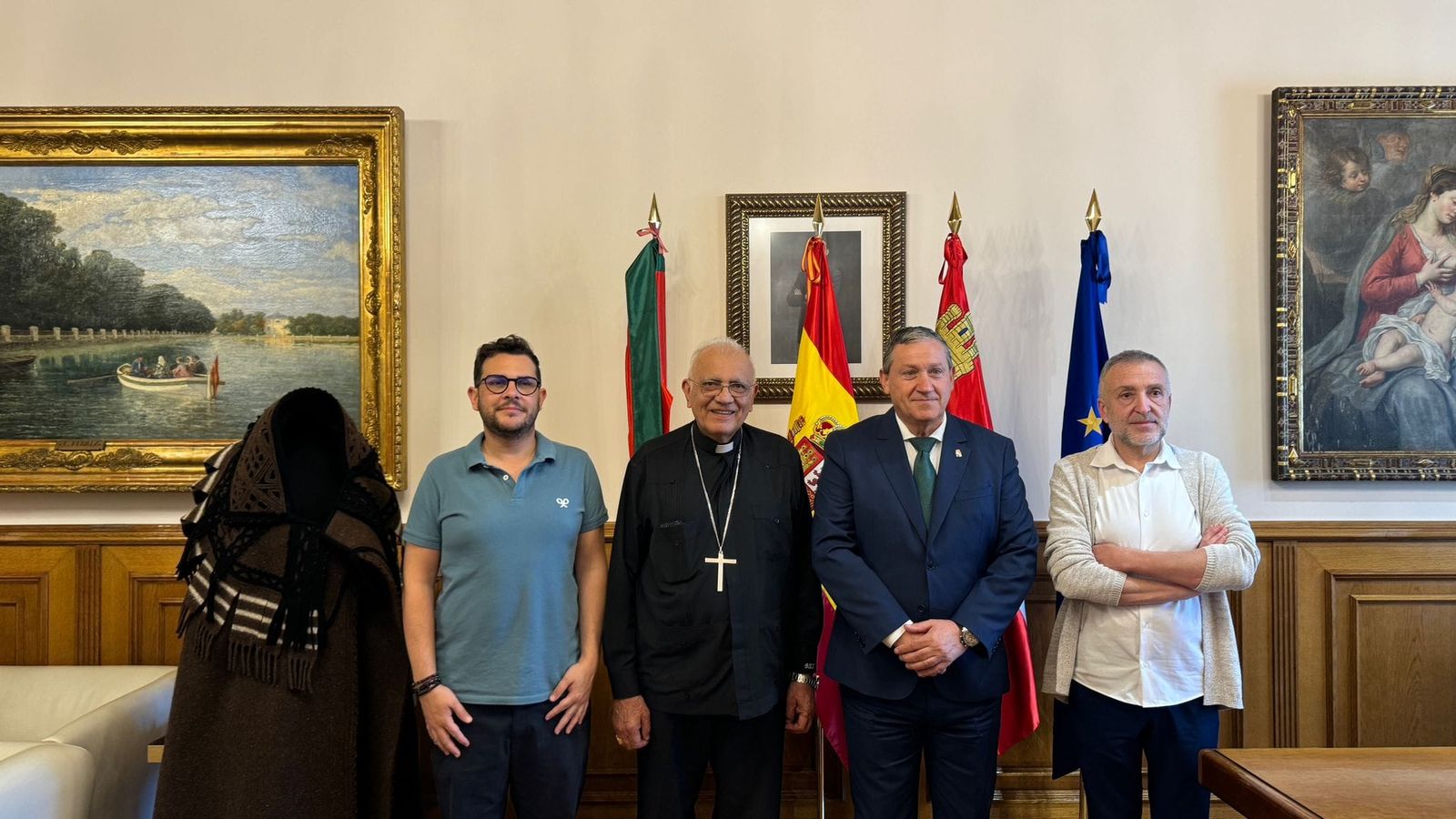 El Cardenal Baltazar Porras, recibido en la Diputación de Zamora El Cardenal Baltazar Porras, recibido en la Diputación de Zamora