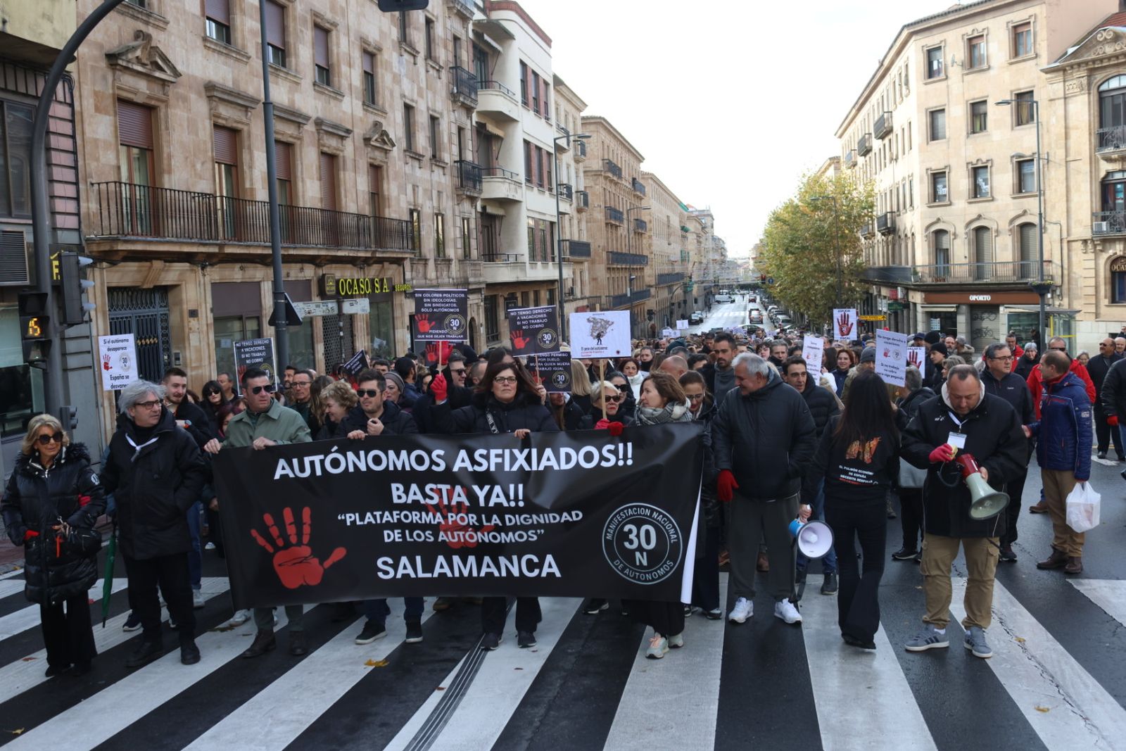 Manifestación de Autónomos por el 30N