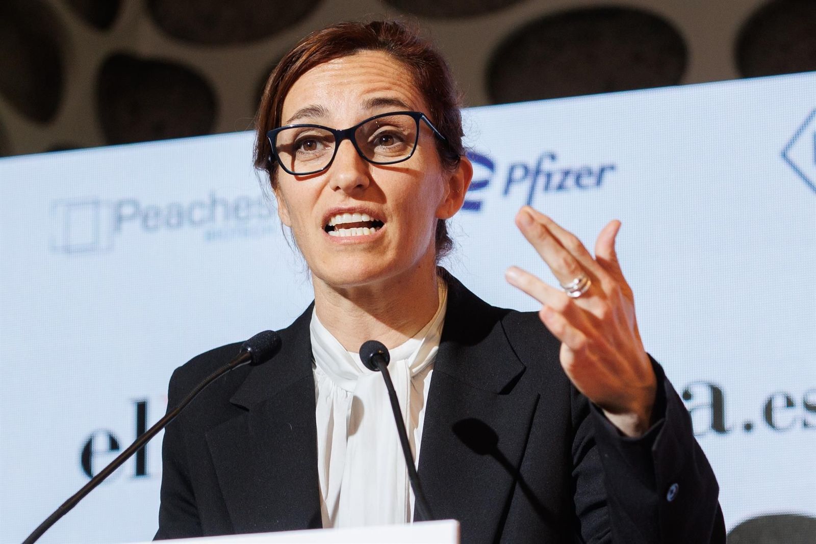 La ministra de Sanidad, Mónica García. EP