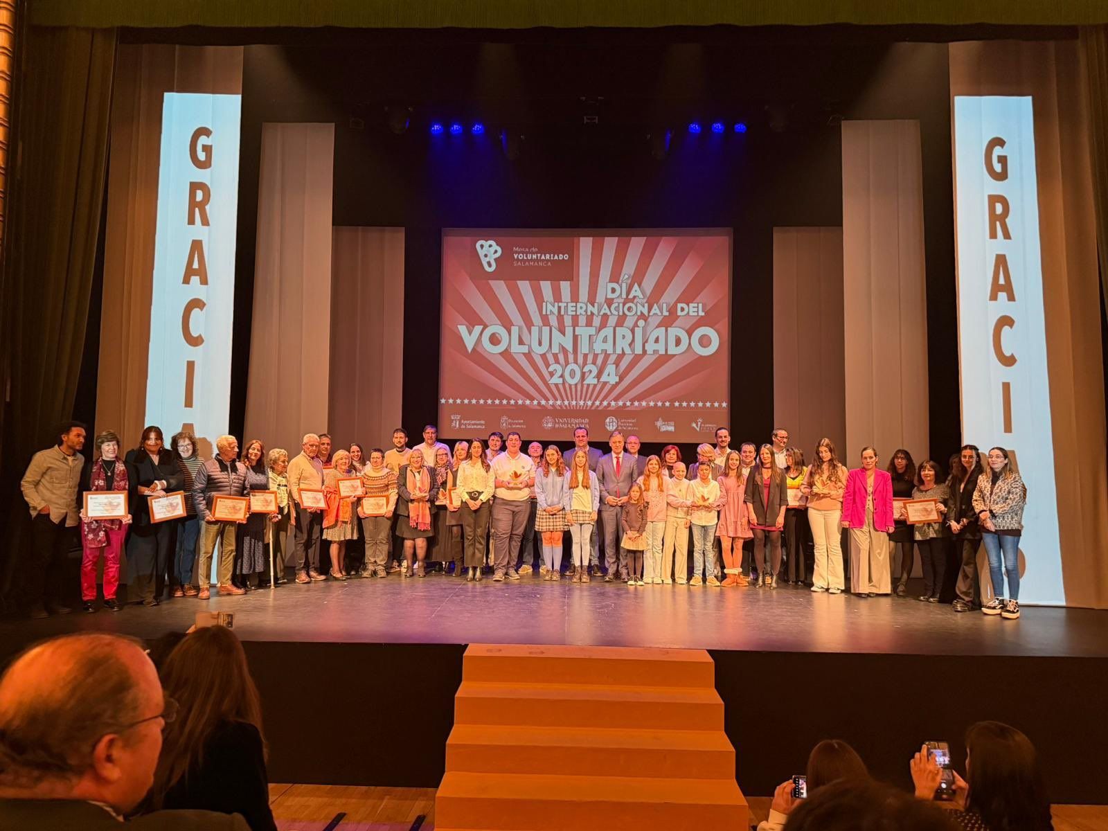 Gala Voluntariado Ayuntamiento de Salamanca