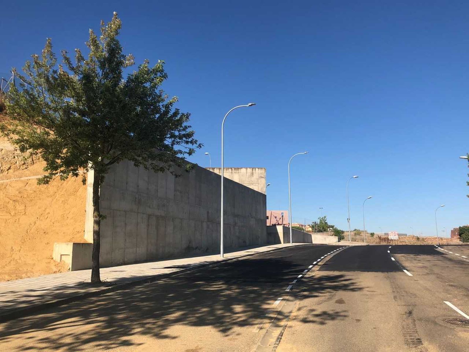 Muro en la calle Burgos