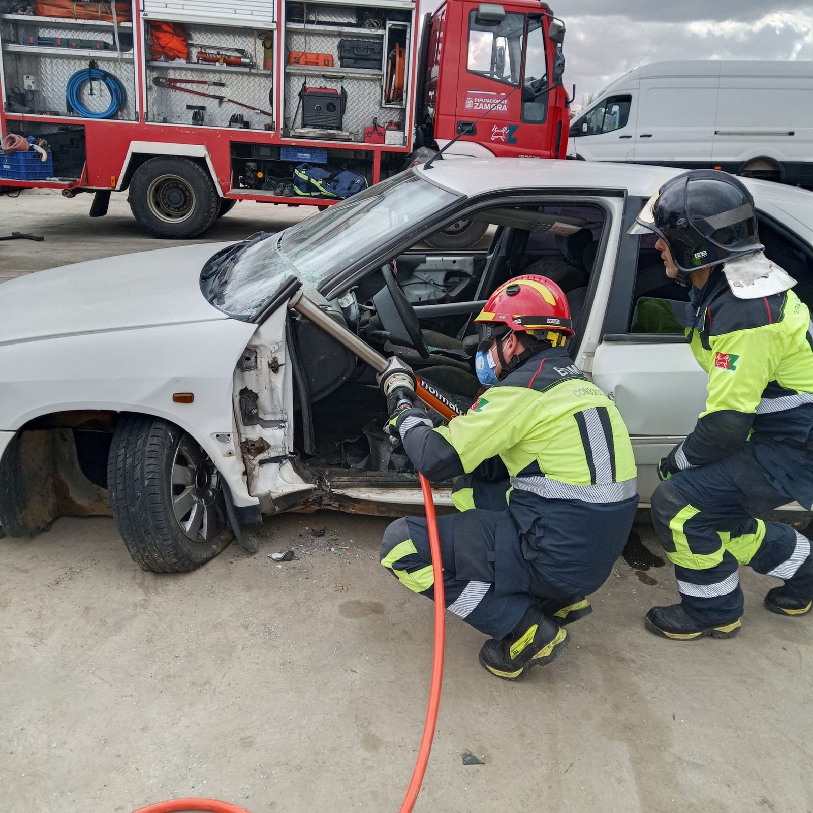 Formación continua para la respuesta más rápida en accidentes de tráfico en Zamora