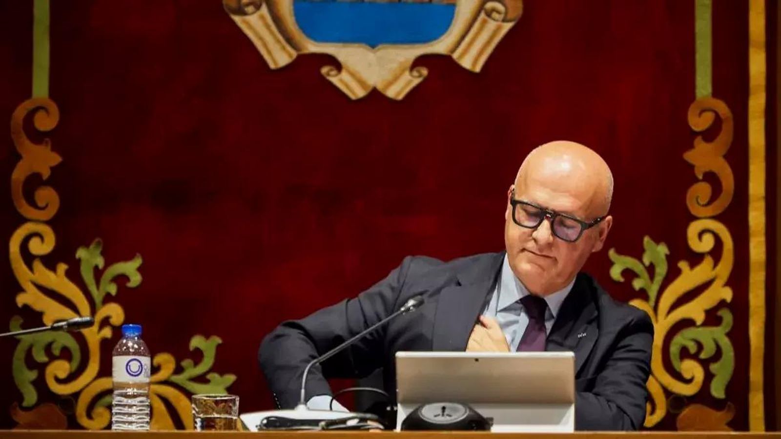 Manuel Baltar en la Diputación de Ourense EP