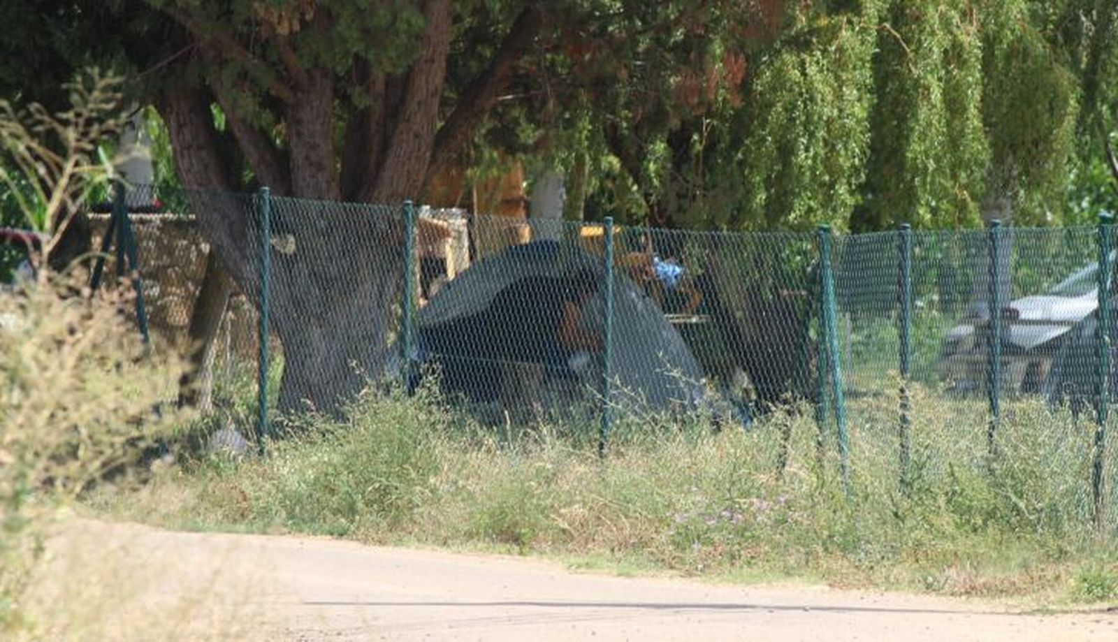 'Acampada ilegal' en el merendero de San Morales | FOTO SALAMANCA24HORAS.COM 'Acampada ilegal' en el merendero de San Morales | FOTO SALAMANCA24HORAS.COM