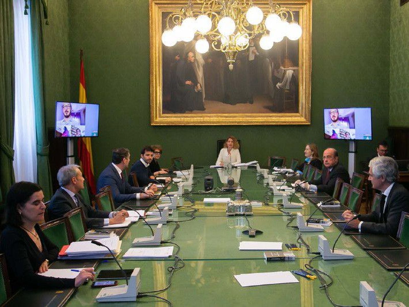 Reunión de la Mesa del Congreso con intervenciones telemáticas y bajo la presidencia de Meritxell Batet Reunión de la Mesa del Congreso con intervenciones telemáticas y bajo la presidencia de Meritxell Batet