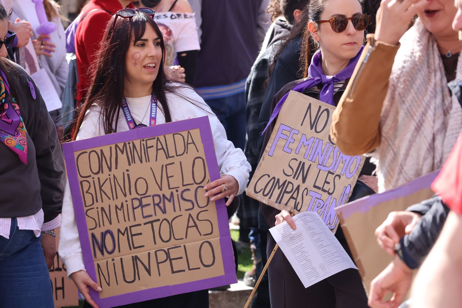 GALERÍA | La manifestación del 8M por las calles de Zamora, en imágenes