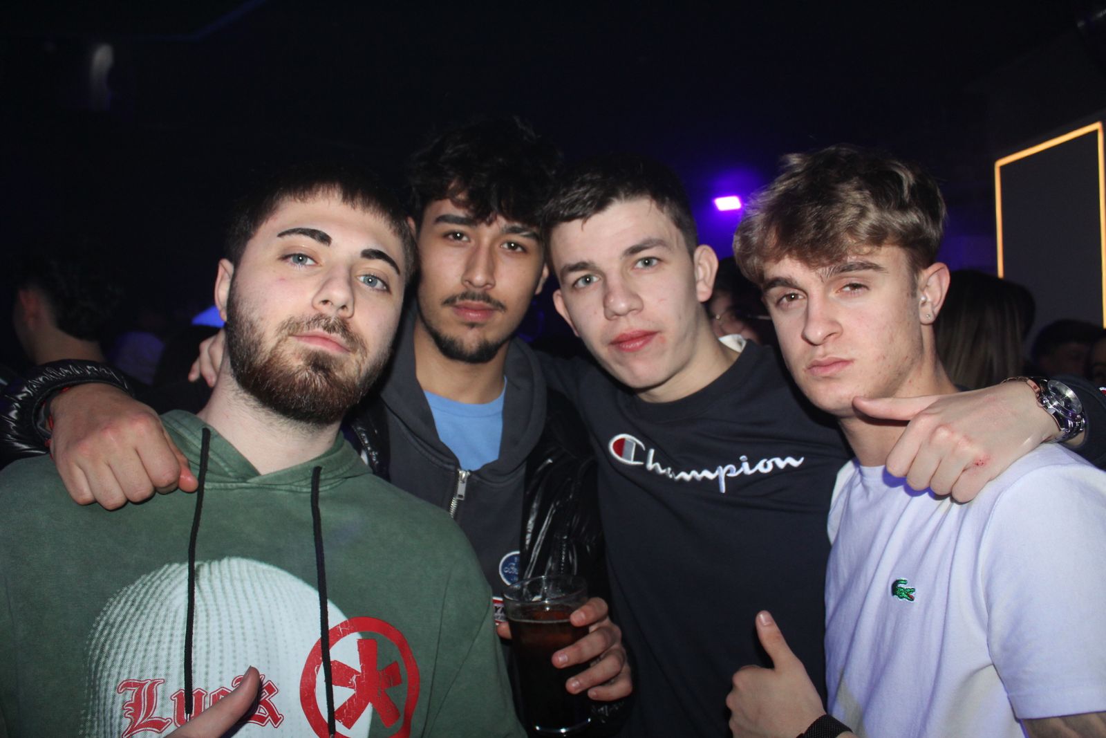 Salamanca de noche, sabado 24 de enero