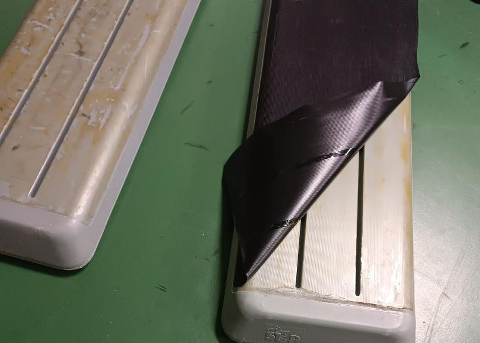 Condiciones en las que entrenan cincuenta personas en el pabellón de Würzburg