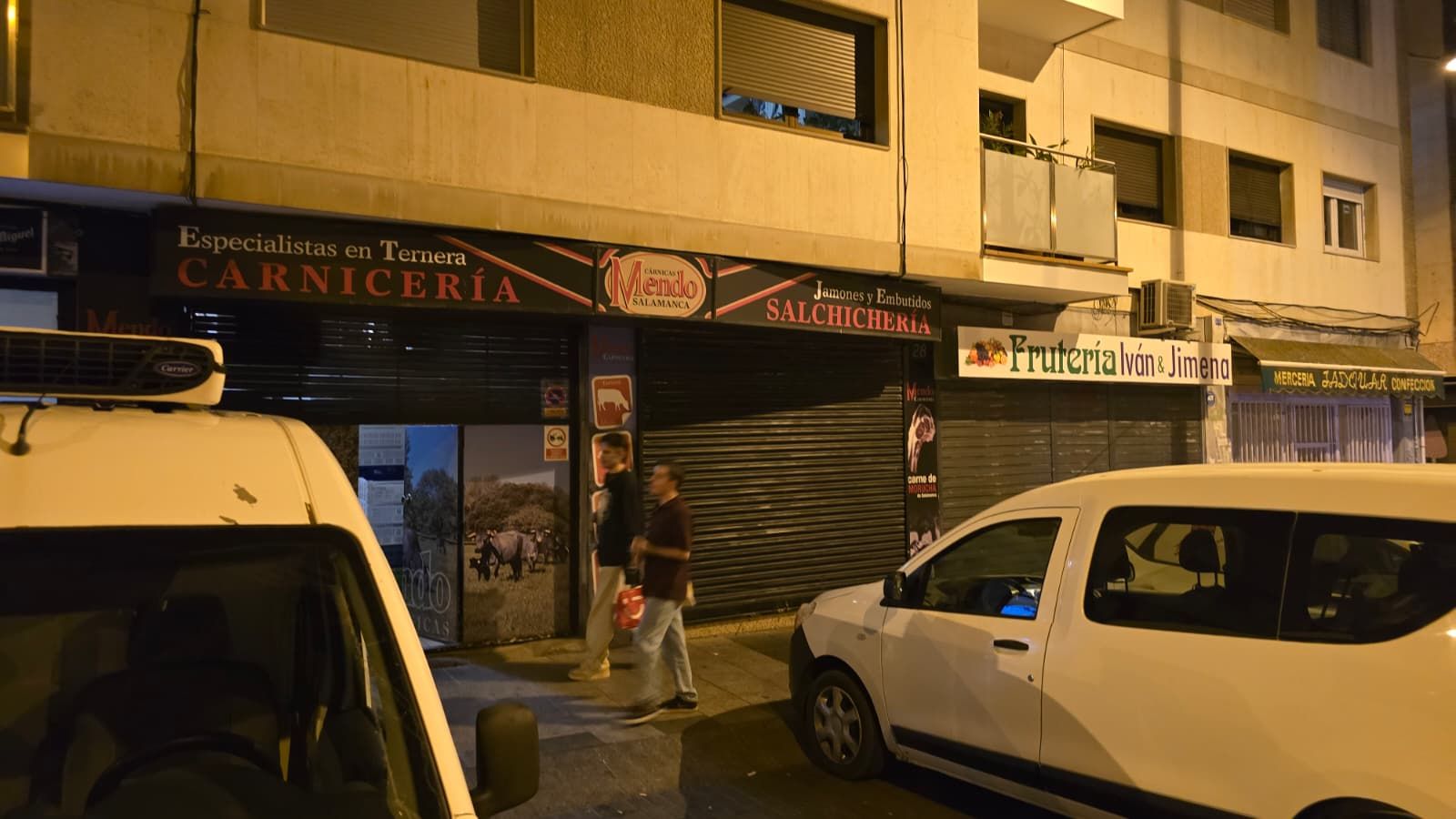 Carnicería en Los Ovalle donde ha ocurrido el incidente