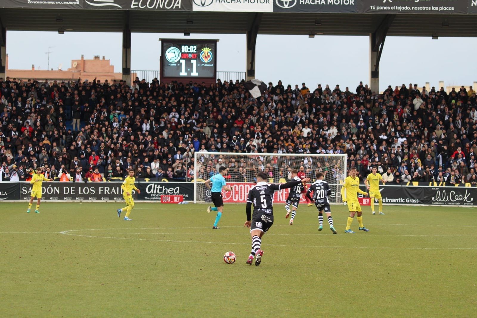 Partido Unionistas de Salamanca F.S contra Villareal CF en el Reina Sofía. Foto S24H