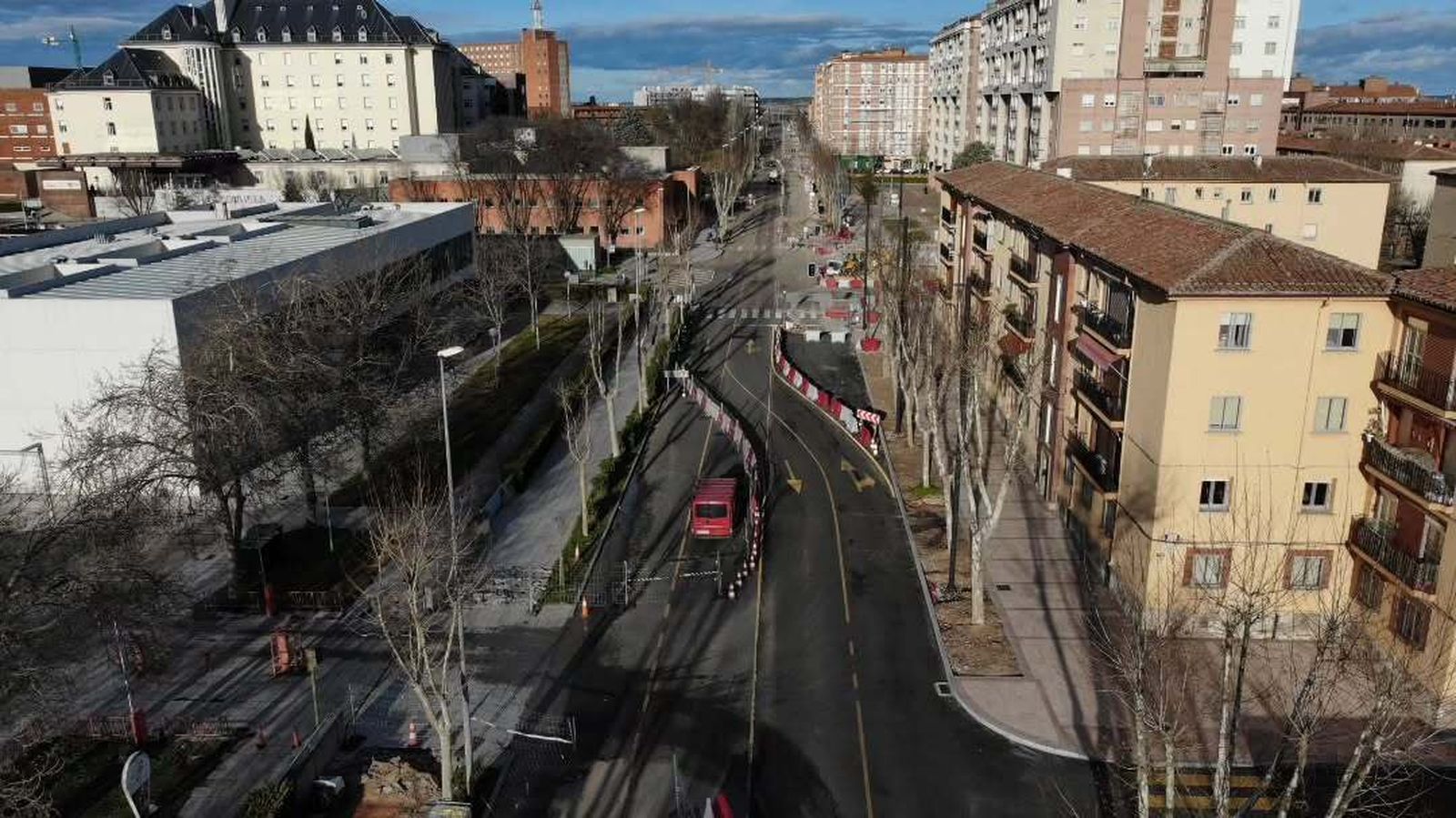 Obras en las travesías