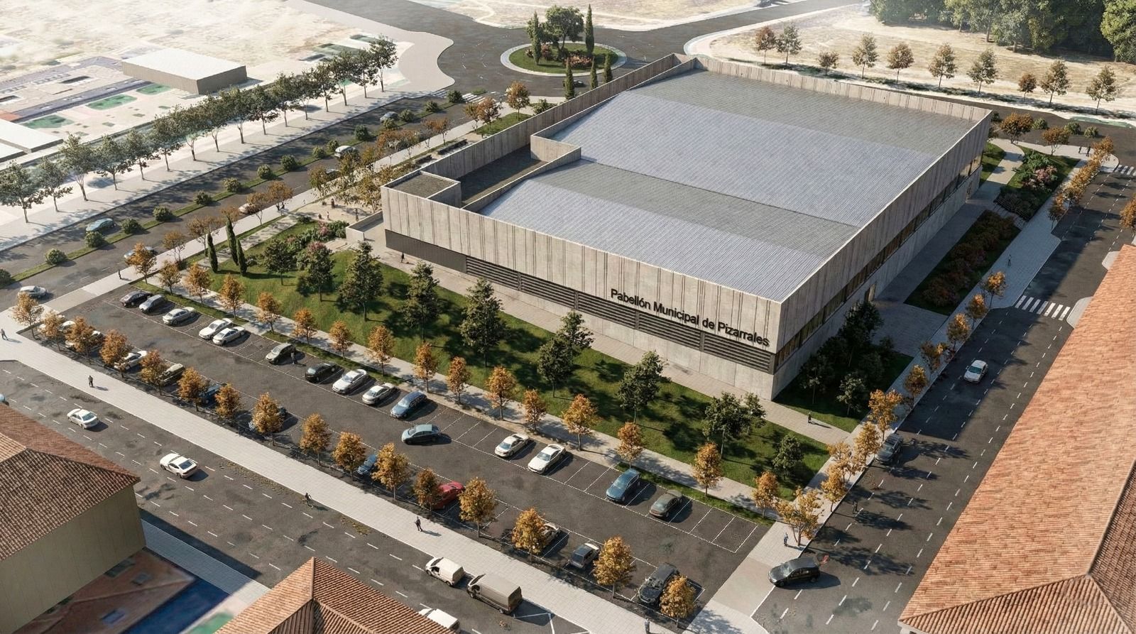 El nuevo pabellón polideportivo de Pizarrales