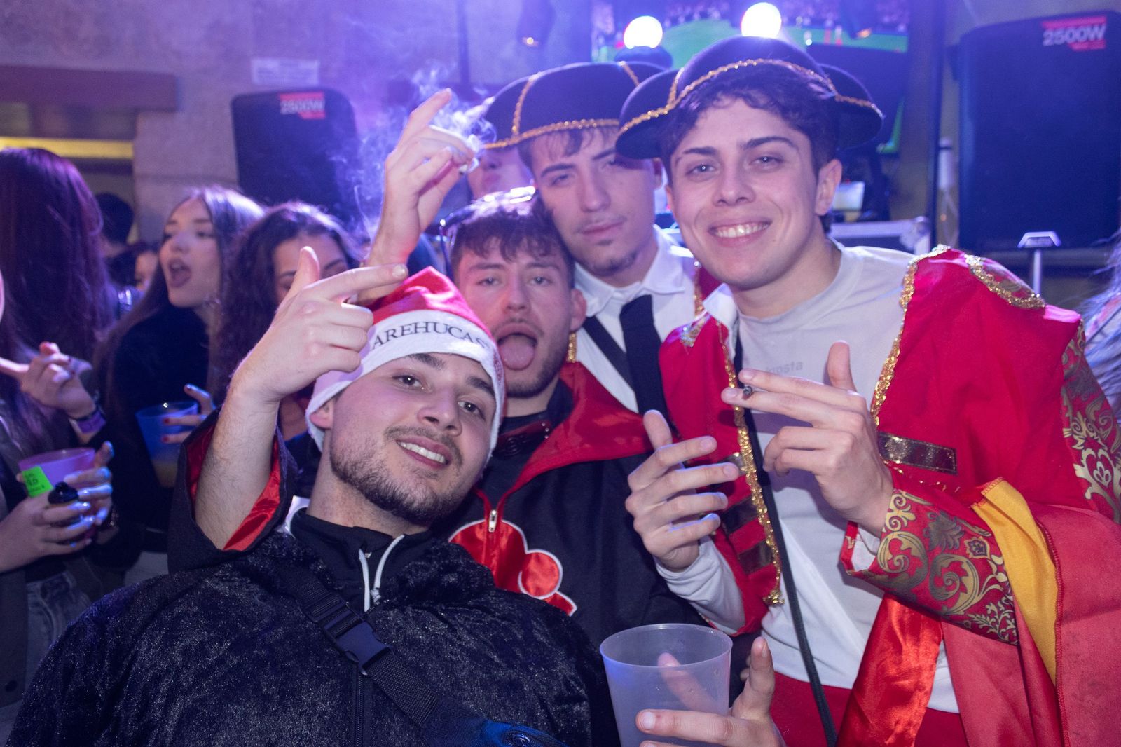 Salamanca de noche, sábado del Carnaval del Toro de Ciudad Rodrigo