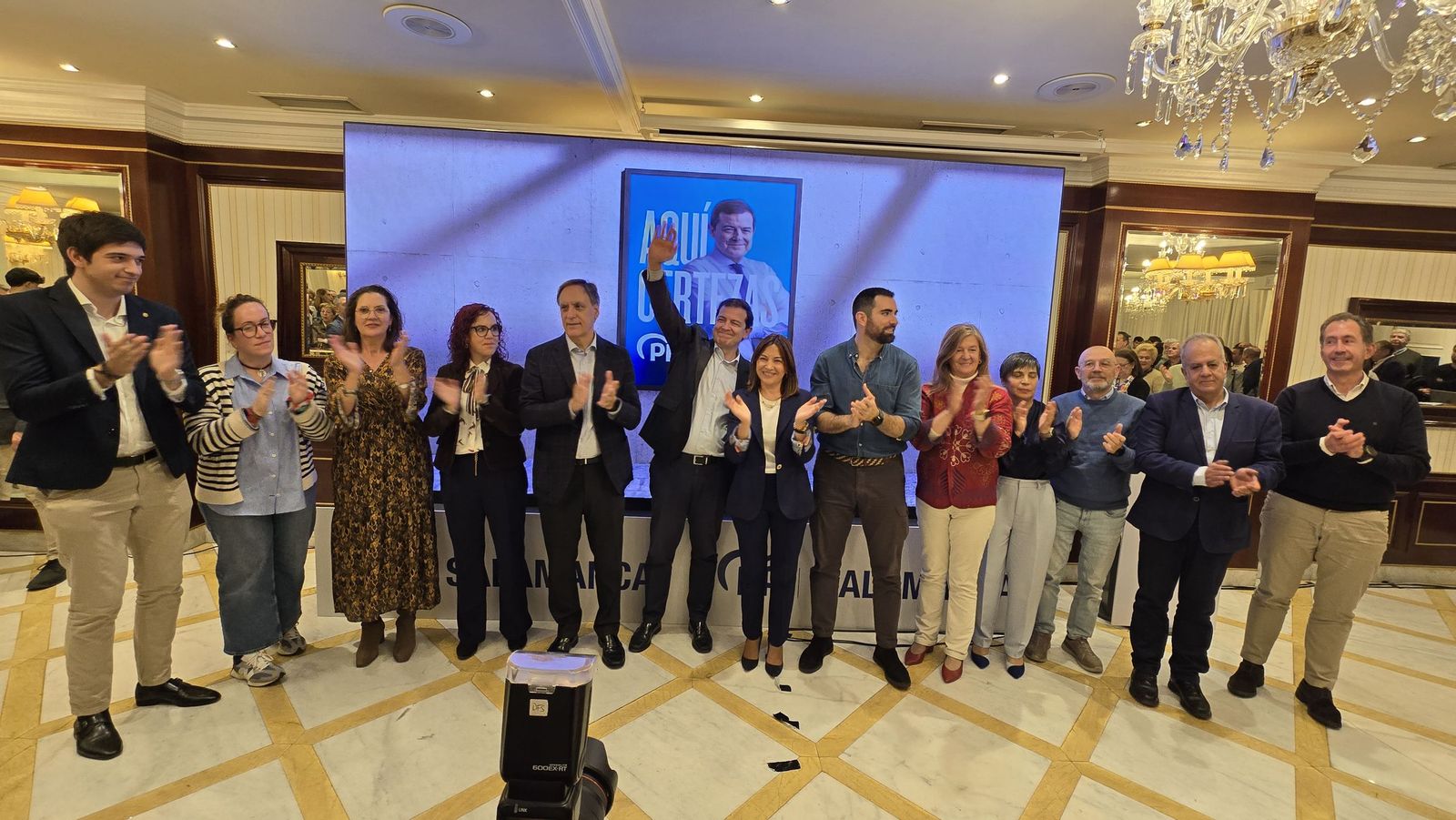 Mañueco junto a Carbayo prearranque campaña