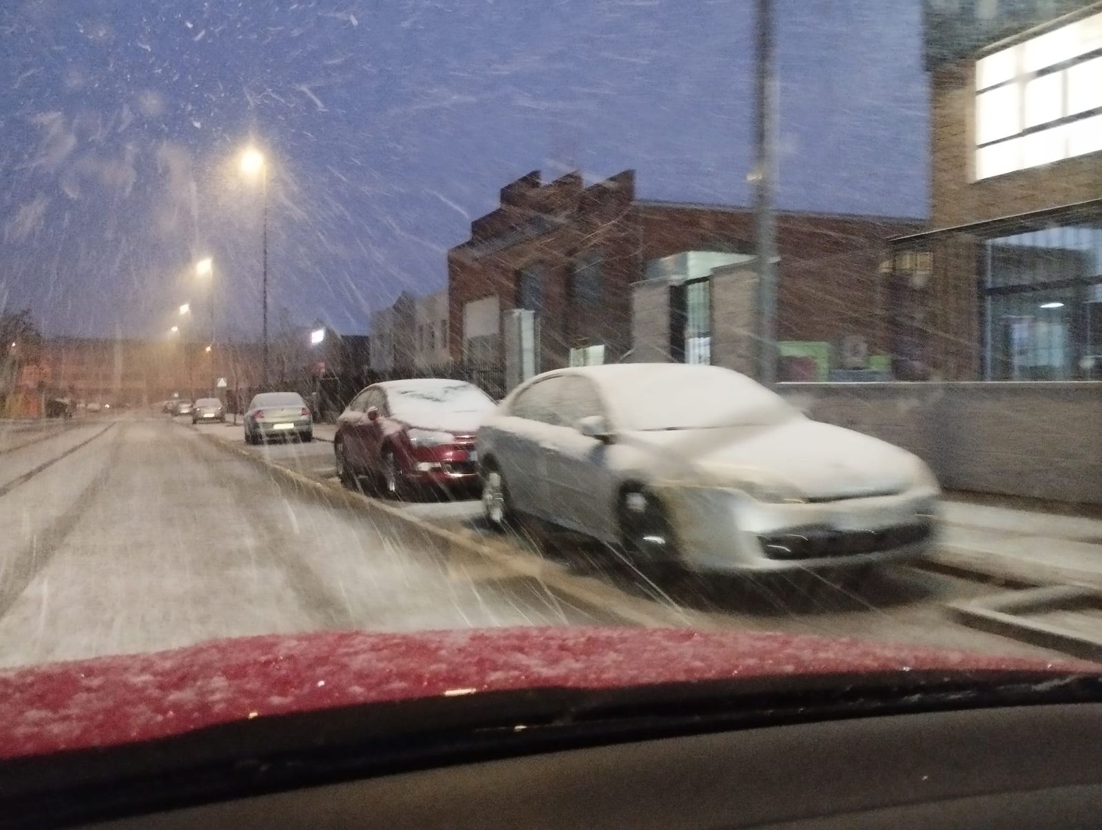 Nieve en Zamora capital este miércoles