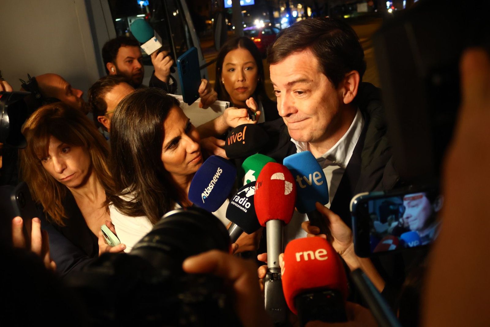 Mañueco a la espera de las votaciones de las Elecciones Autonómicas de Castilla y León