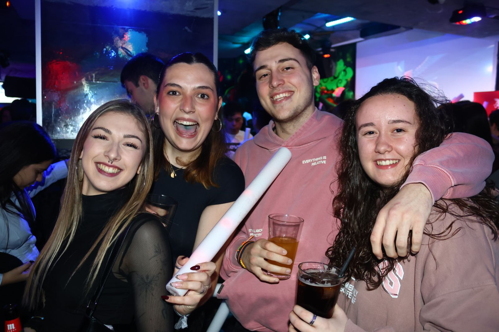 Salamanca de noche, jueves 19 de febrero