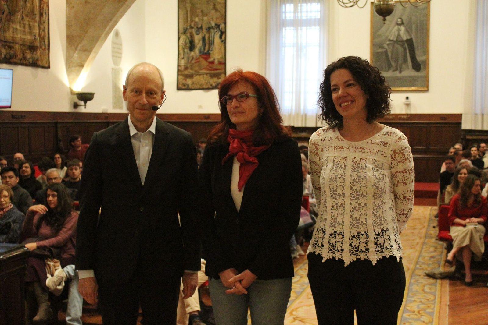 Michael Sandel, profesor de la Universidad de Harvard y Premio Príncipe de Asturias, participa en el ciclo de conferencias del V Centenario de la Escuela de Salamanca.
