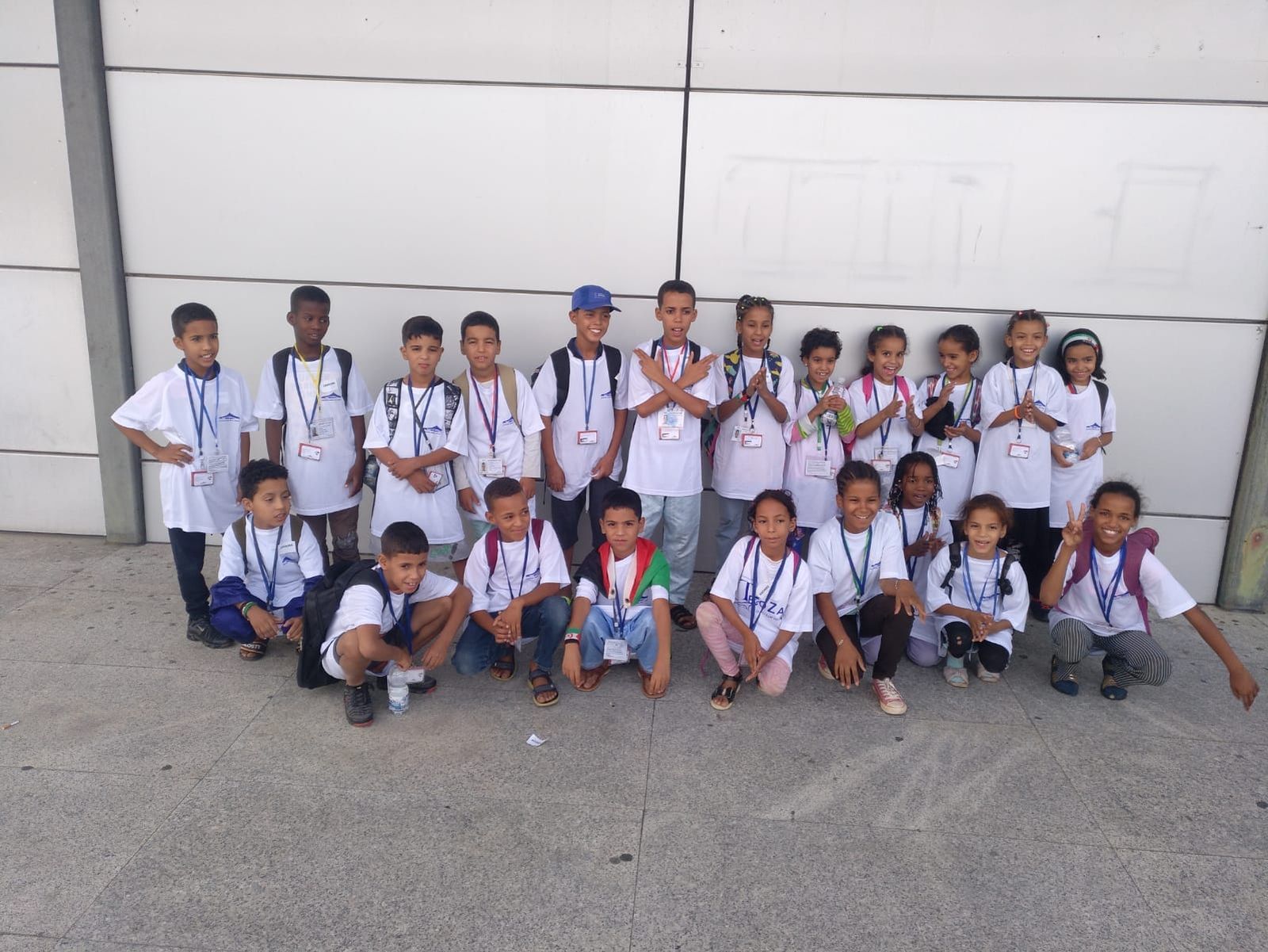 Los niños participantes en Vacaciones en Paz el pasado año en Zamora