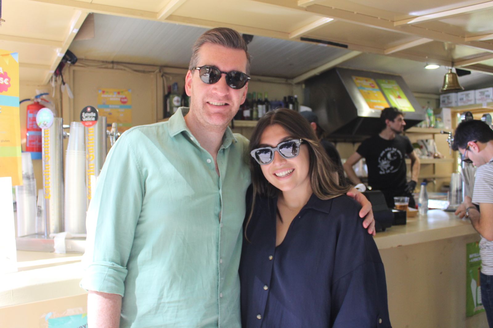 Ambiente en la Feria de Día en el mediodía de este martes