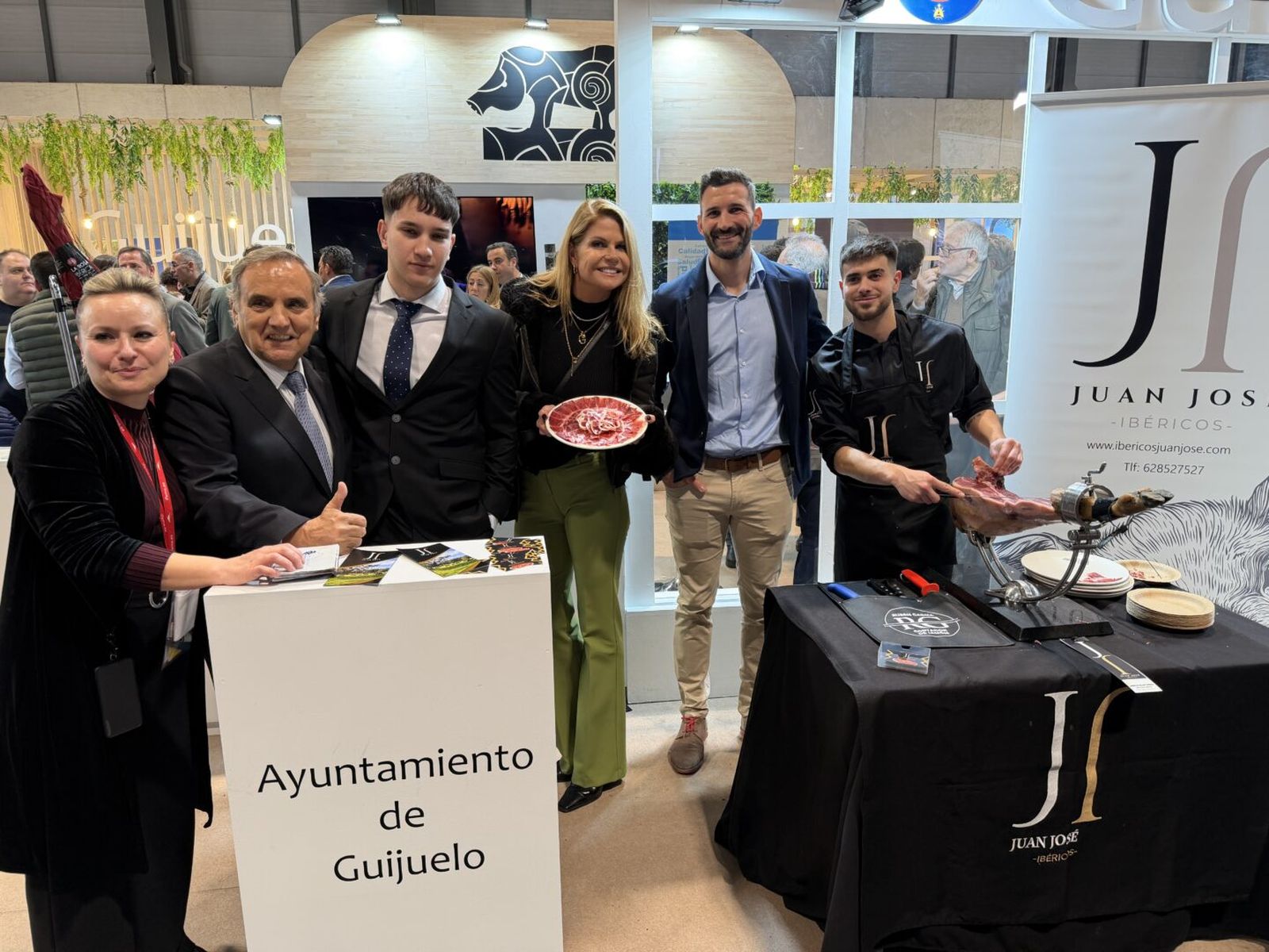 Maldini, Fernando Romay, Makoke o Regina dos Santos: el stand de Guijuelo vuelve a triunfar en Fitur