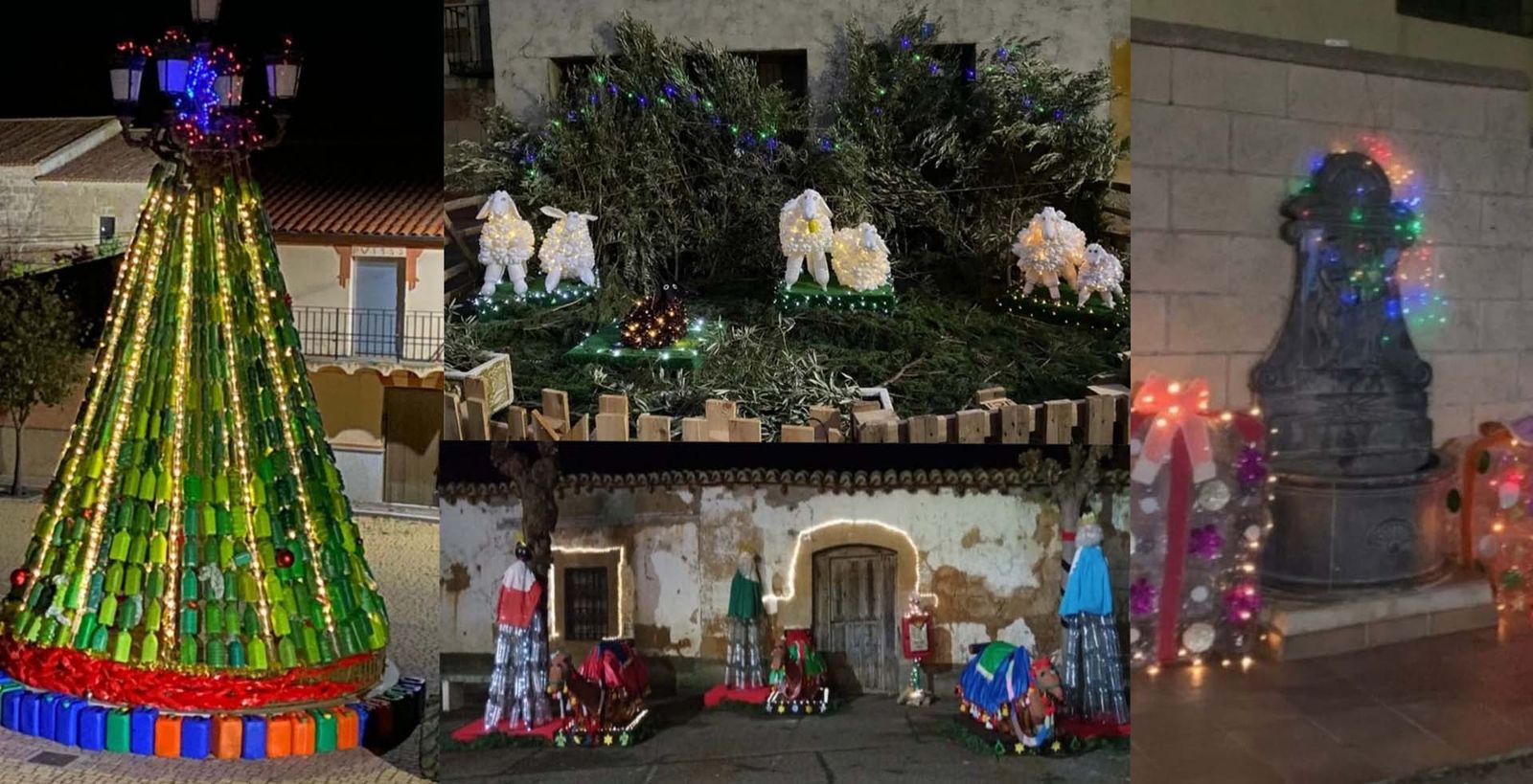 Imagenes de elementos pasados en Navidad en El Piñero