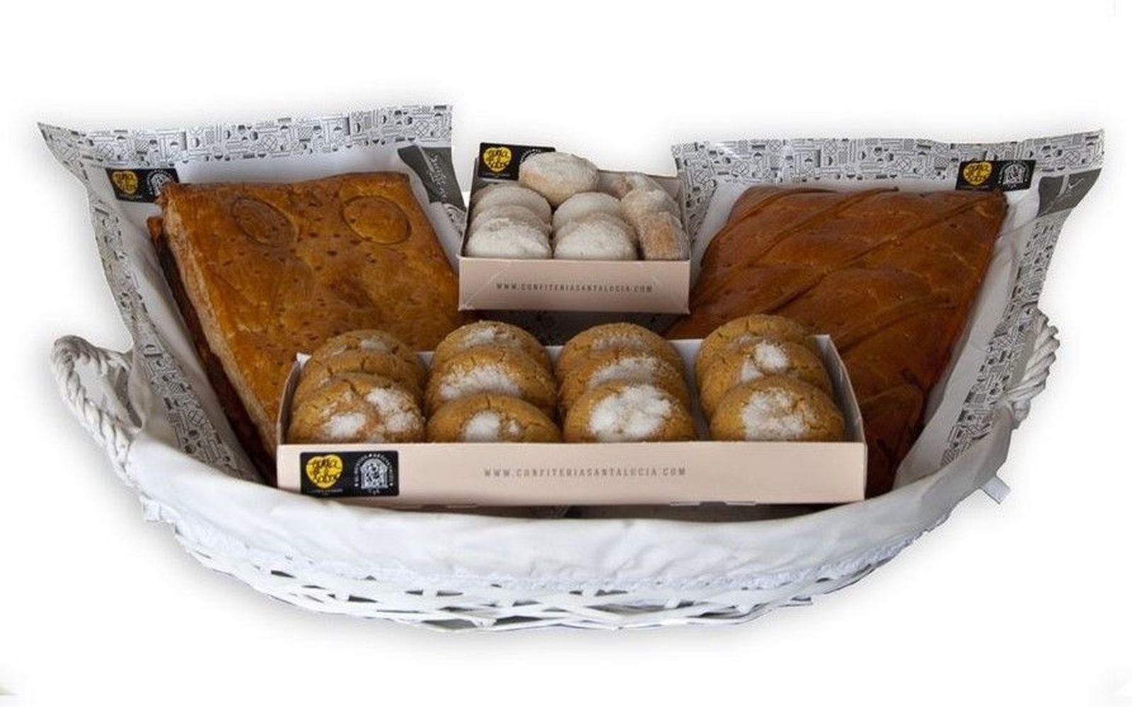 Cesta de productos variados