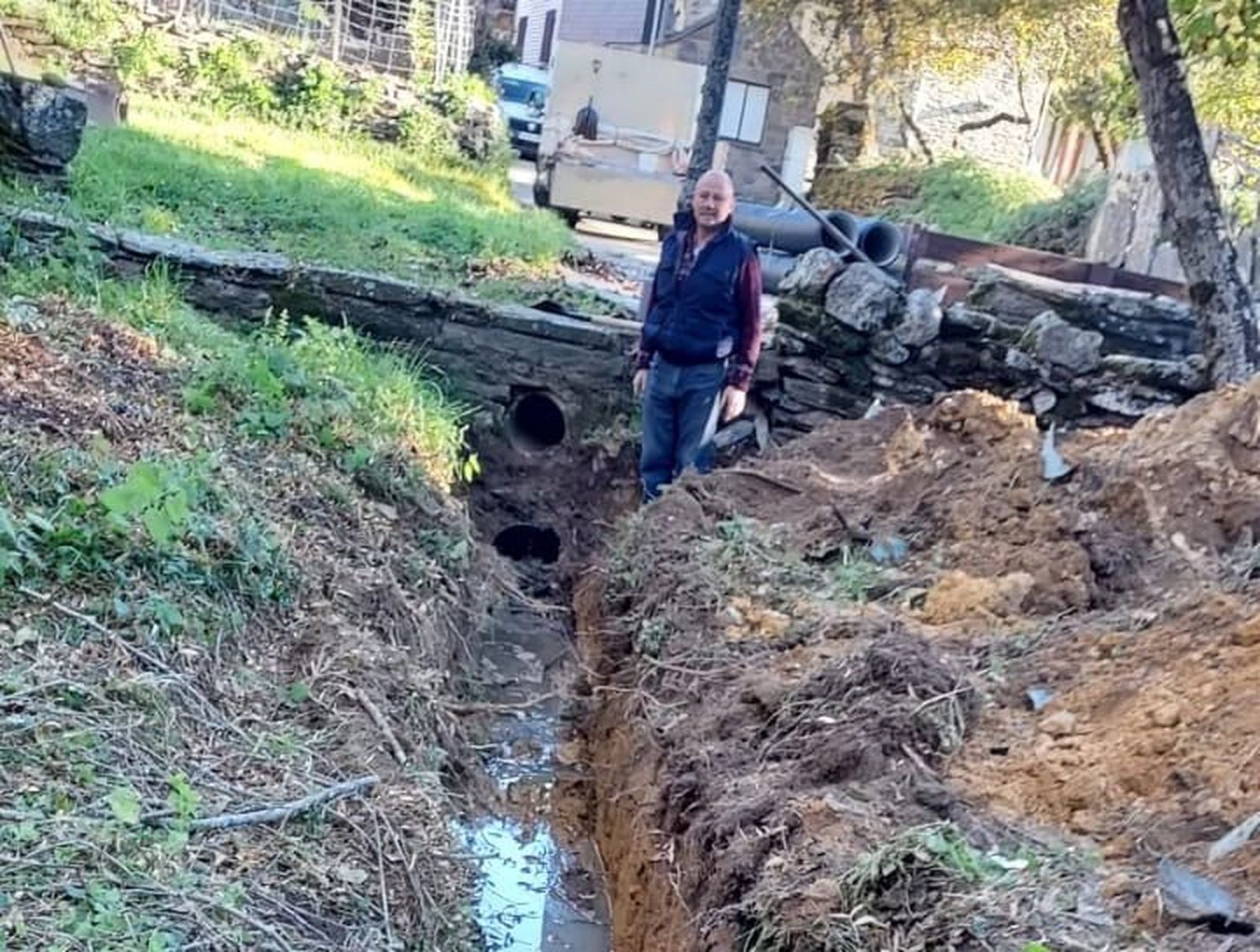 Renovación del colector de Robledo