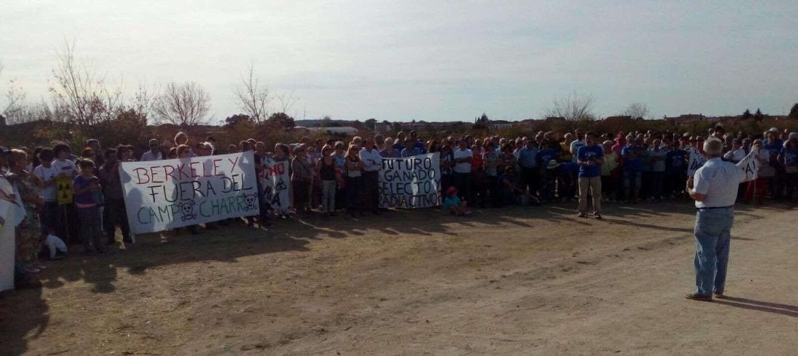 Concentración en Villavieja de Yeltes contra la ampliación de la zona de extracción de la mina de uranio