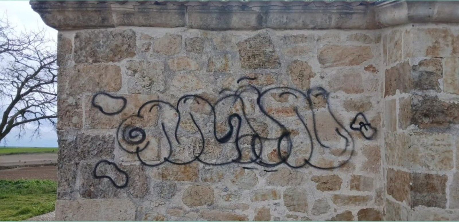 Pinturas en la ermita del Viso. Imagen Ayuntamiento de Monterrubio