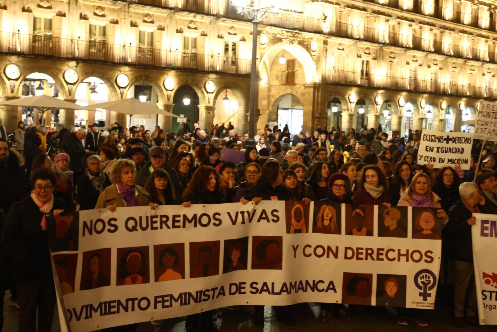 Manifestación por el 8M en Salamanca