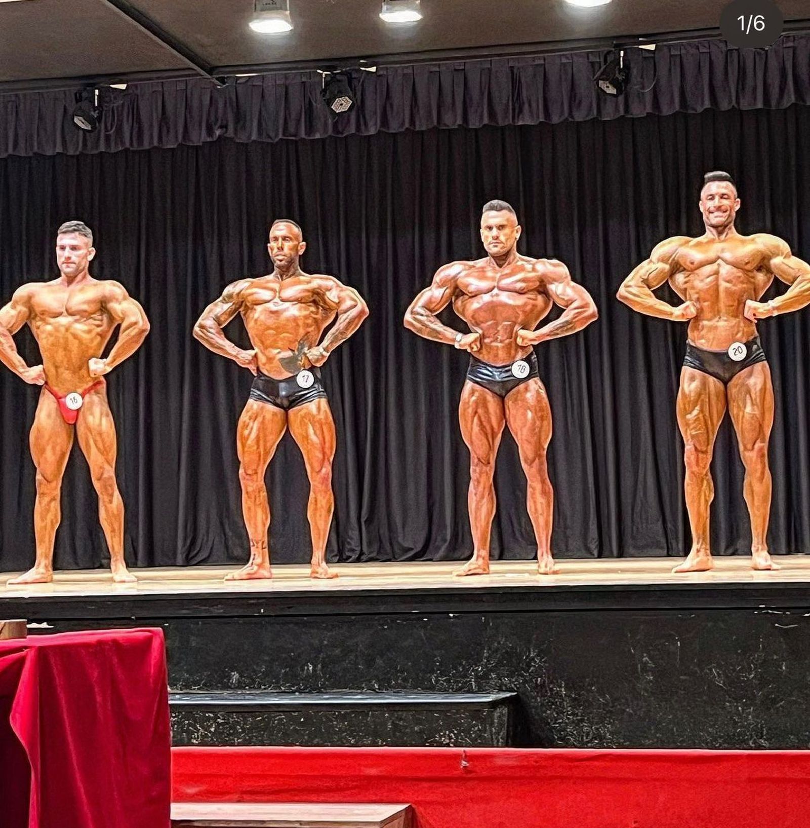 Rubén Prieto, durante una competición