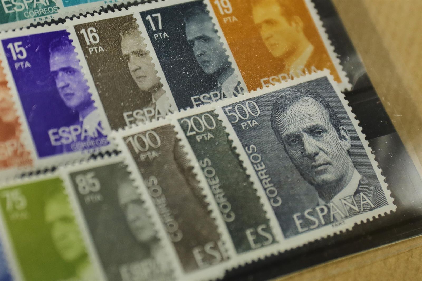 Sellos con el rostro del Rey emérito Juan Carlos I