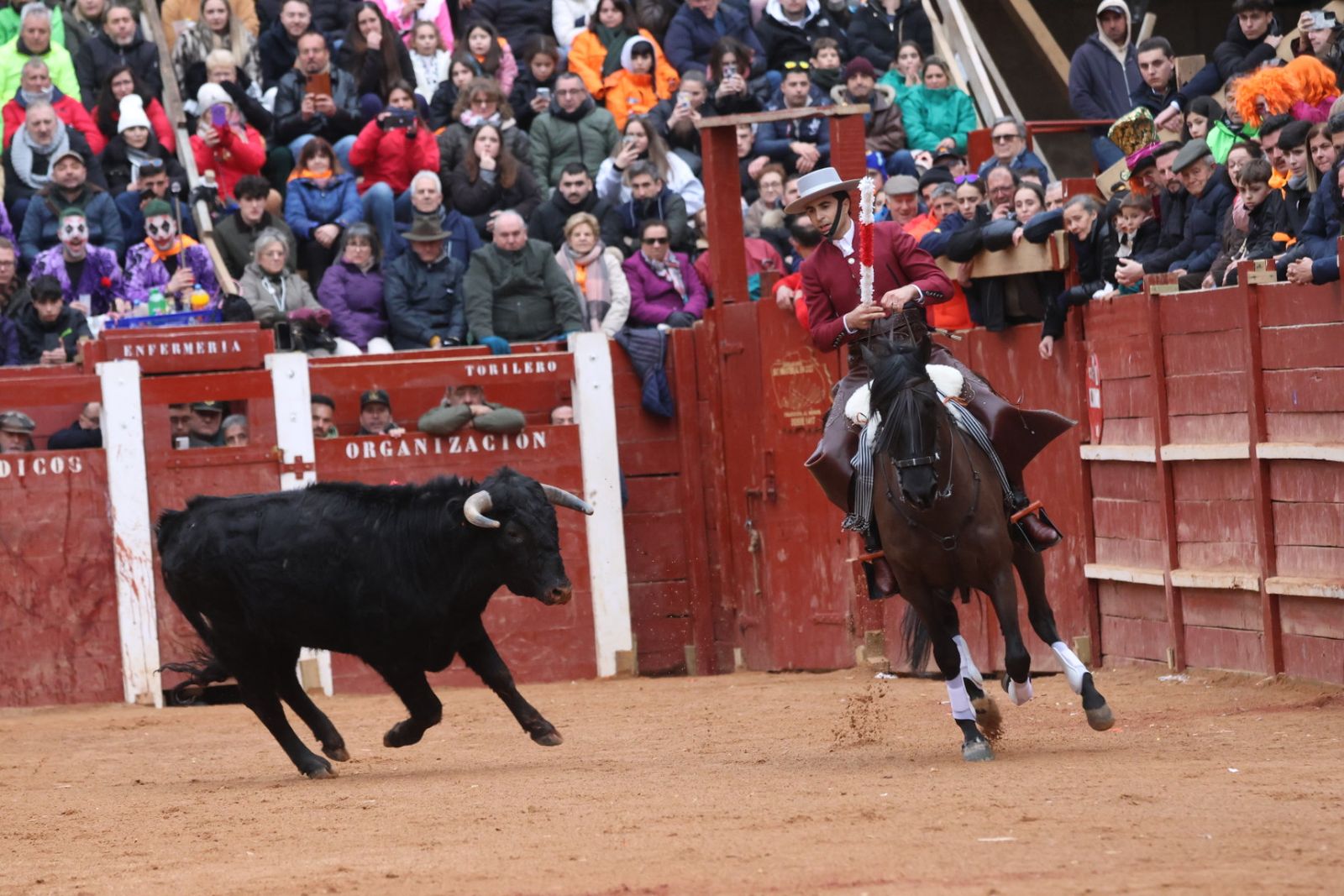 Novillada sin picadores del bolsín taurino y rejones en Ciudad Rodrigo