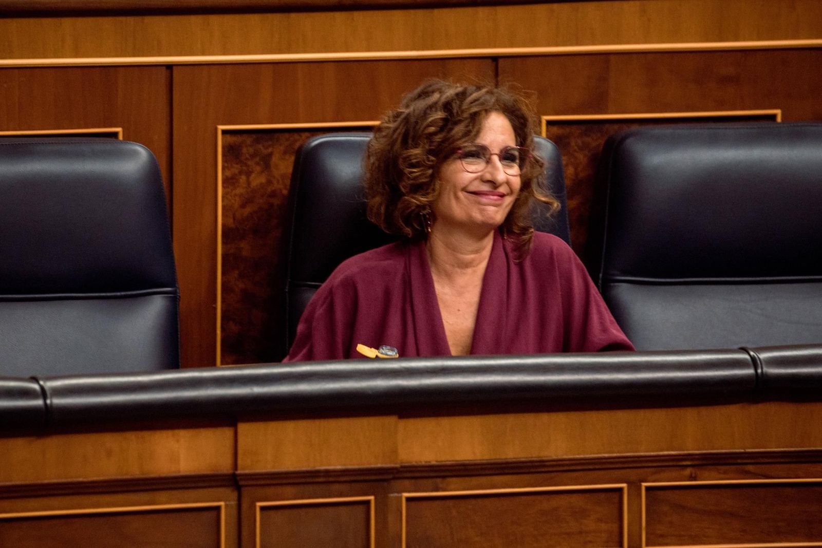 La vicepresidenta cuarta y ministra de Hacienda y Función Pública, María Jesús Montero. Gabriel Luengas - Europa Press.