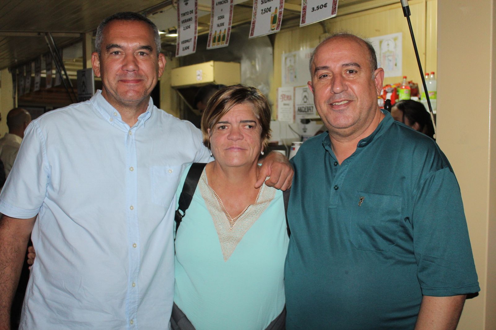 Ambiente en la Feria de Día en la tarde de este