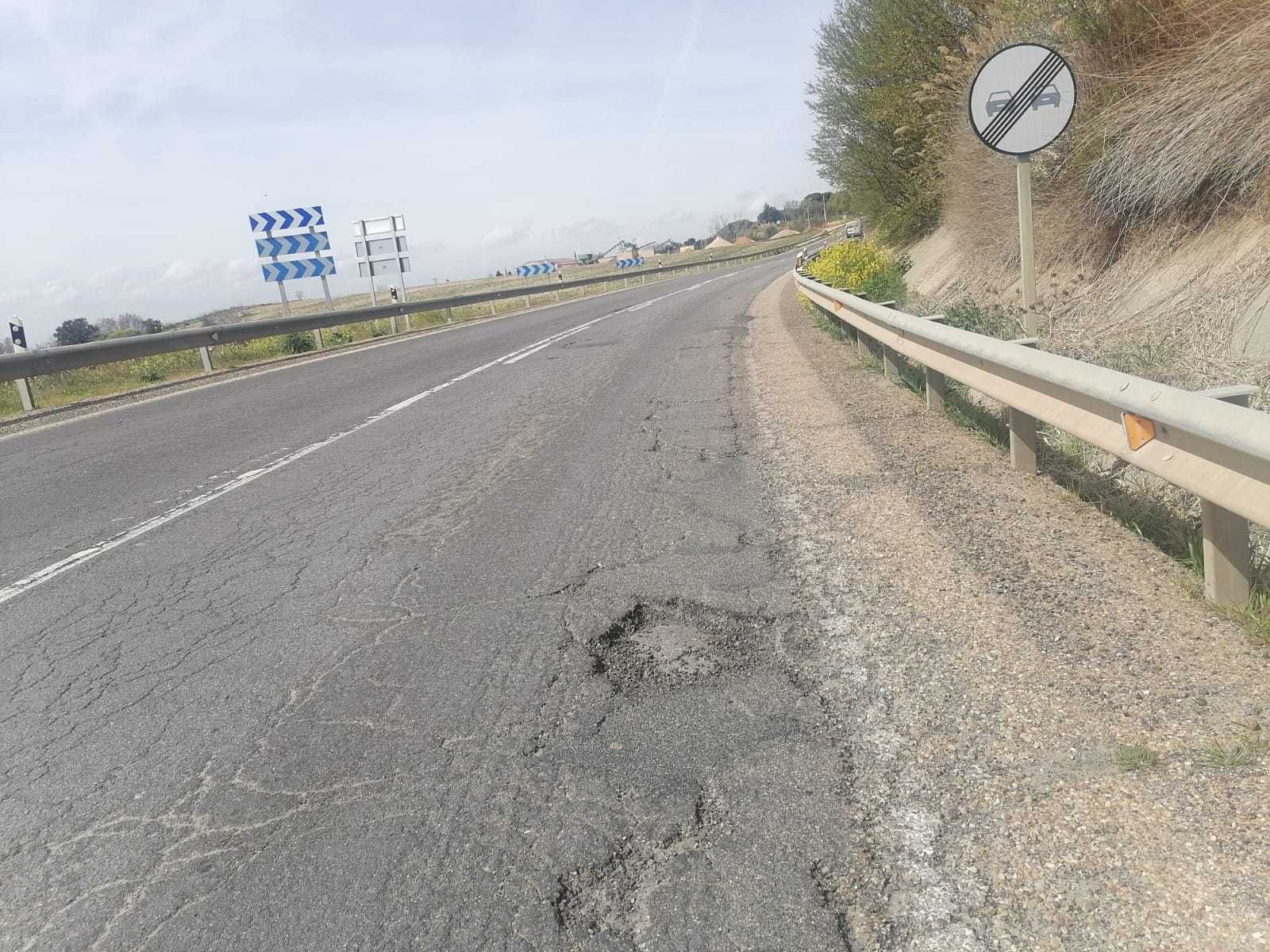 Carretera que une Zamora capital y Toro.