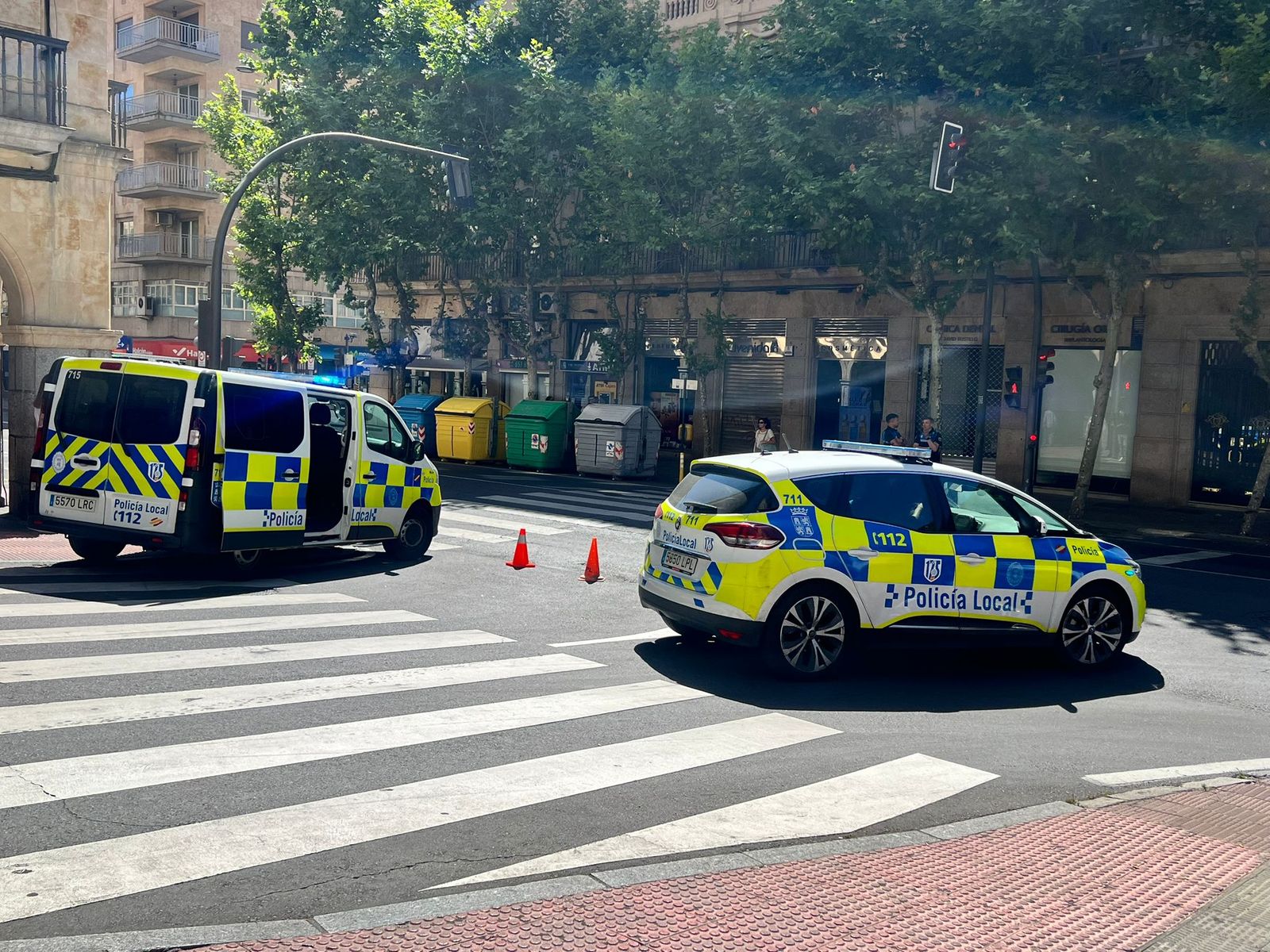 Un autobús atropella a un octogenario en Gran Vía